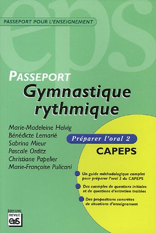 Passeport gymnastique rythmique oral 2