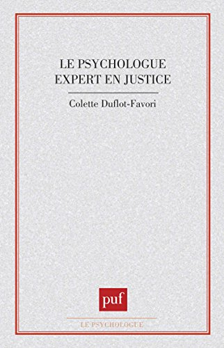 Le Psychologue expert en justice