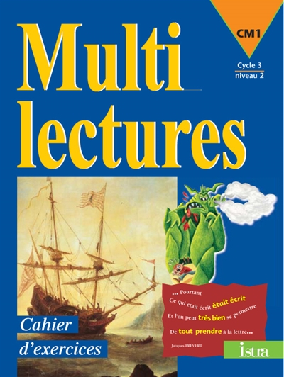 Multilectures, CM1, cycle 3 niveau 2 : cahier d'exercices