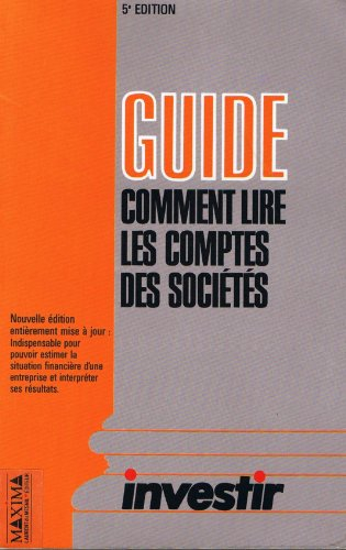comment lire les comptes des sociétés