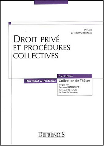Droit privé et procédures collectives