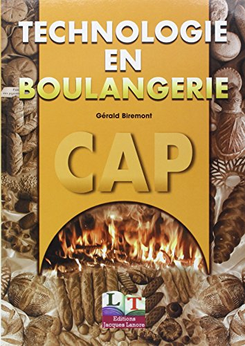Technologie en boulangerie : CAP 1re et 2e années
