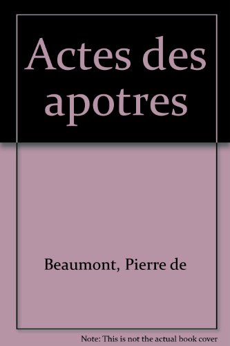 Les Actes des Apôtres