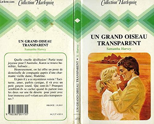 un grand oiseau transparent