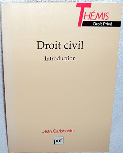 droit civil introduction
