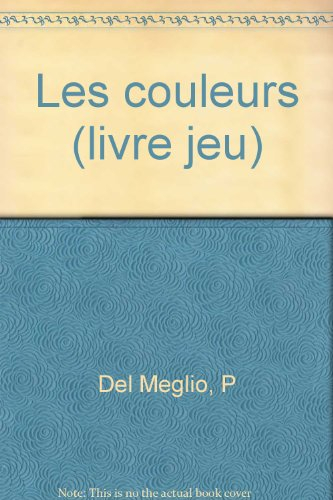 Livre jeu : les couleurs