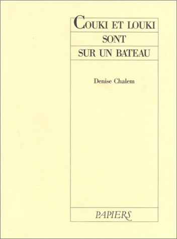 Couki et Louki sont sur un bateau