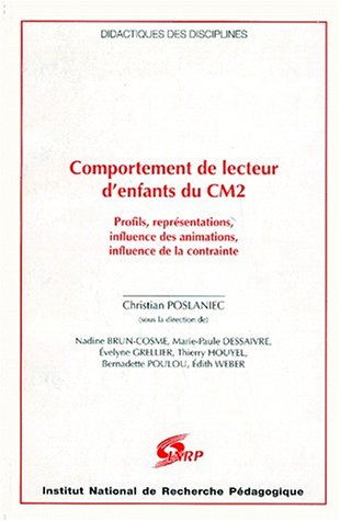 Comportement de lecteur d'enfants du CM2 : profils, influence des animations, de la contrainte