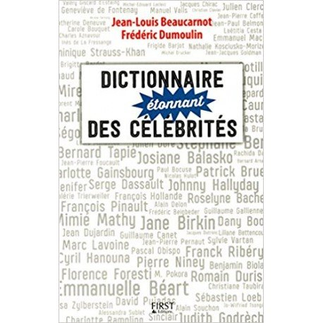 Dictionnaire étonnant des célébrités