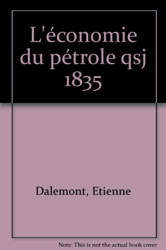 L'économie du pétrole