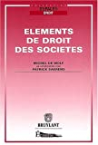 Elements de droit des sociétés