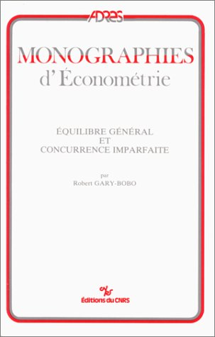 equilibre général et concurrence imparfaite