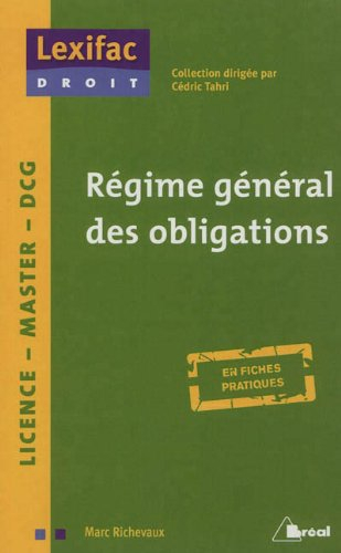 Régime général des obligations