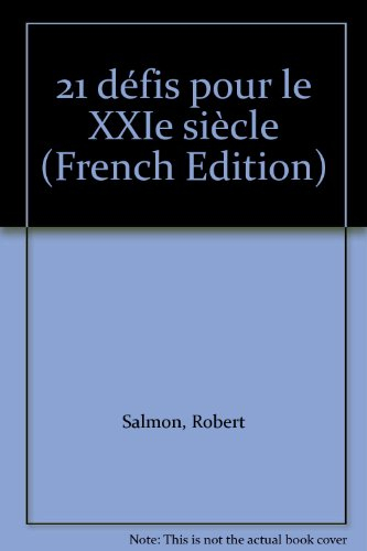 21 défis pour le XXIe siècle