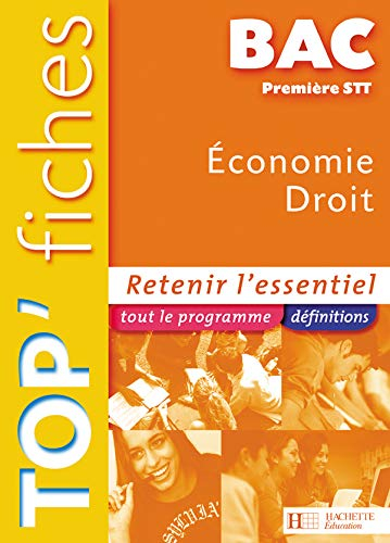 Economie, droit bac première STT