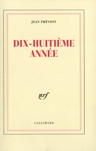 Dix-huitième année