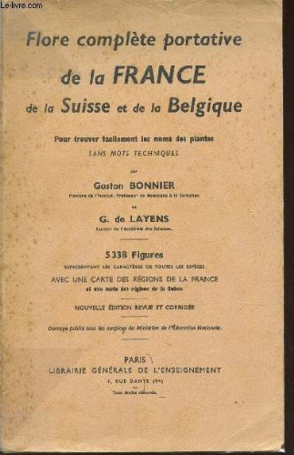 flore complète portative de la france de la suisse et de la belgique