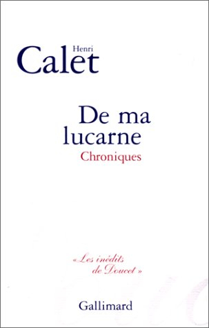 De ma lucarne : chroniques