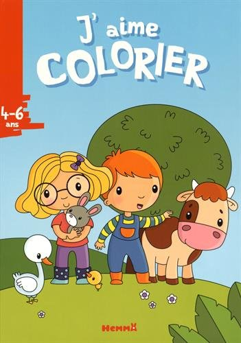 J'aime colorier : 4-6 ans : le quotidien