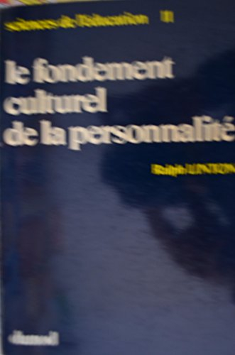 Le Fondement culturel de la personnalité
