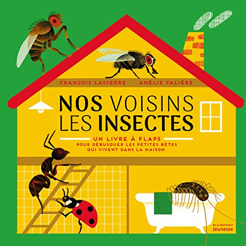Nos voisins les insectes : un livre à flaps pour débusquer les petites bêtes qui vivent dans la mais