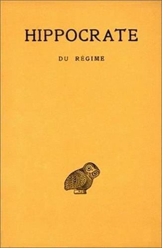 Oeuvres complètes. Vol. 6-1. Du régime