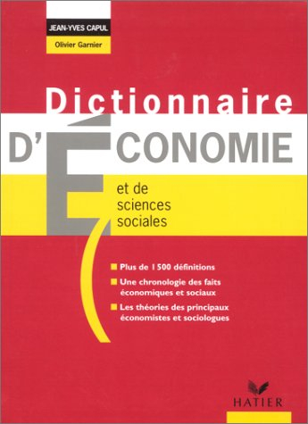 dictionnaire d'économie et de sciences sociales