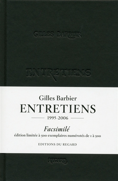 Entretiens : 1995-2006