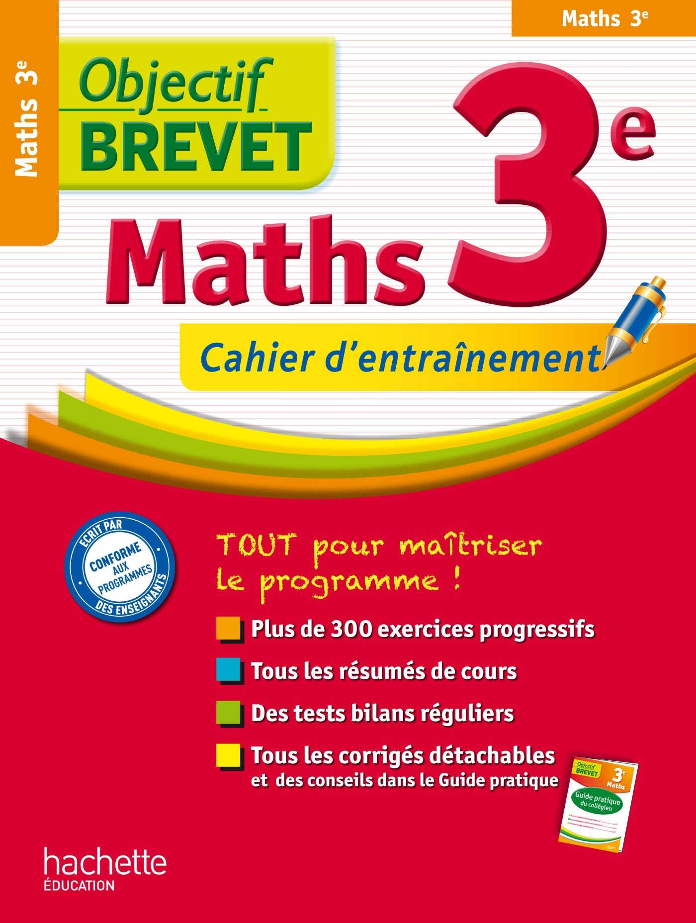 Maths 3e : cahier d'entraînement