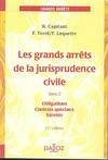 Les grands arrêts de la jurisprudence civile. Vol. 2. Obligations, contrats spéciaux, sûretés