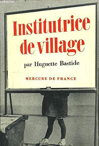 institutrice de village.