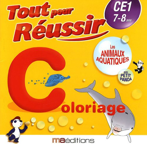 Les animaux aquatiques avec petit panda, CE1, 7-8 ans