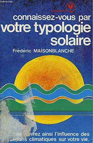 connaissez vous par votre typologie solaire
