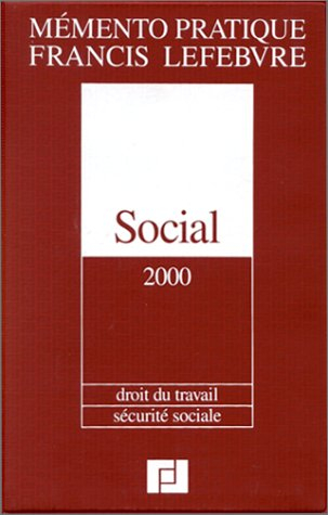 social 2000. droit du travail, sécurité sociale