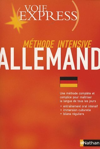 Allemand : Méthode intensive, avec un guide d'accompagnement