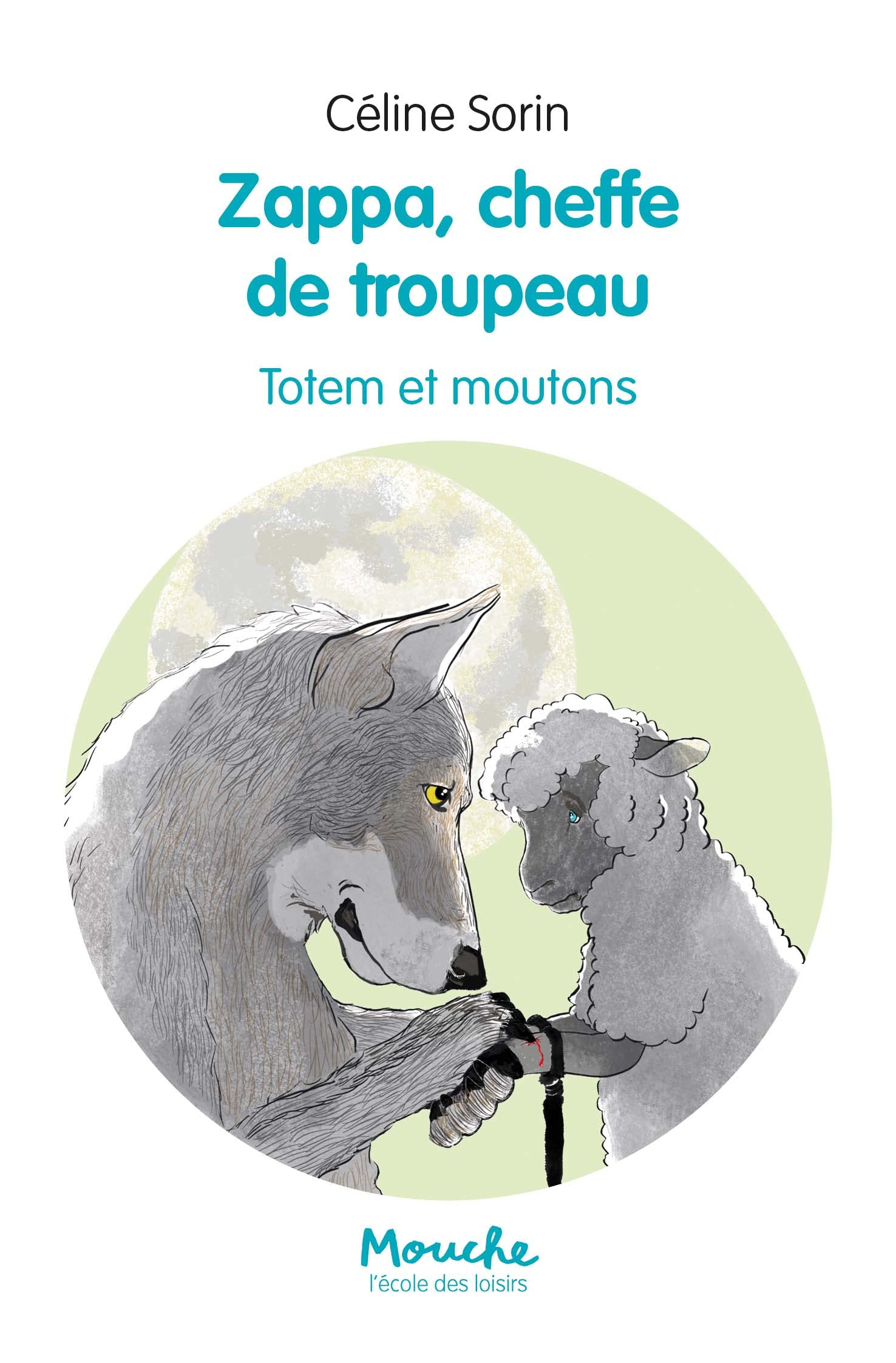 Zappa, cheffe de troupeau. Totem et moutons