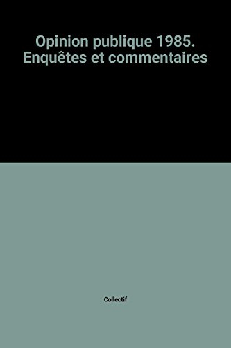 enquêtes et commentaires
