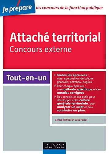 Attaché territorial : concours externe : tout-en-un