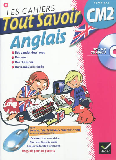 Les cahiers tout savoir anglais : CM2, 10-11 ans