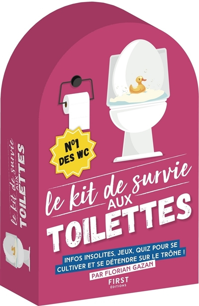 Le kit de survie aux toilettes : infos insolites, jeux, quiz pour se cultiver et se détendre sur le 