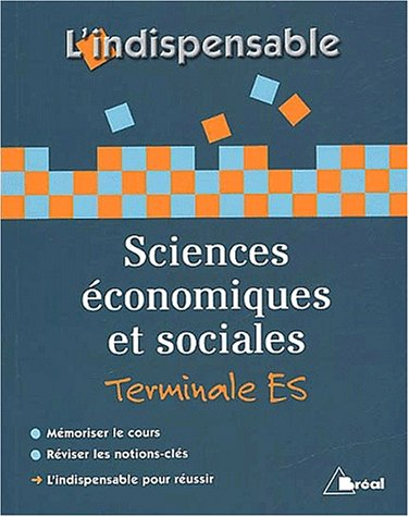 Sciences économiques et sociales terminale ES