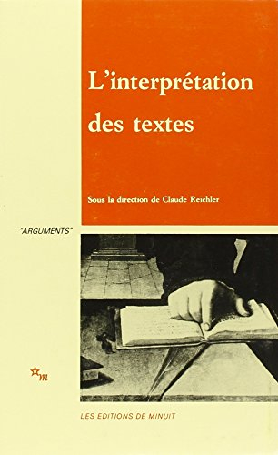 L'interprétation des textes