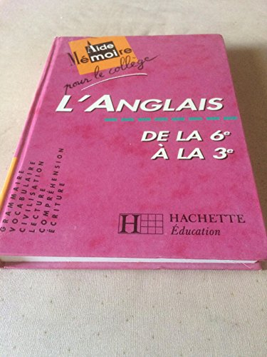 L'anglais de la 6e à la 3e