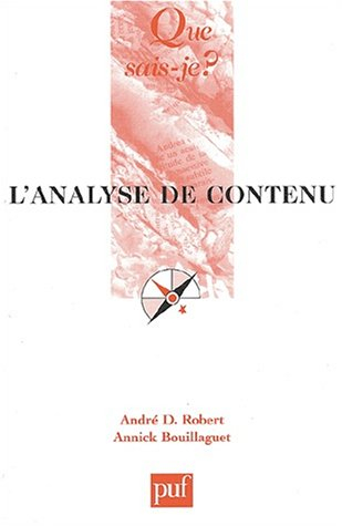 L'analyse de contenu