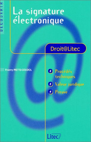 La signature électronique 2001