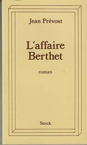L'affaire Berthet