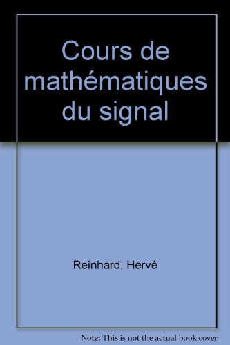 cours de mathématiques du signal