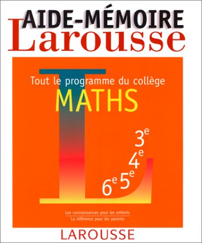aide-mémoire maths