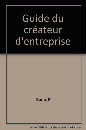 guide du créateur d'entreprise
