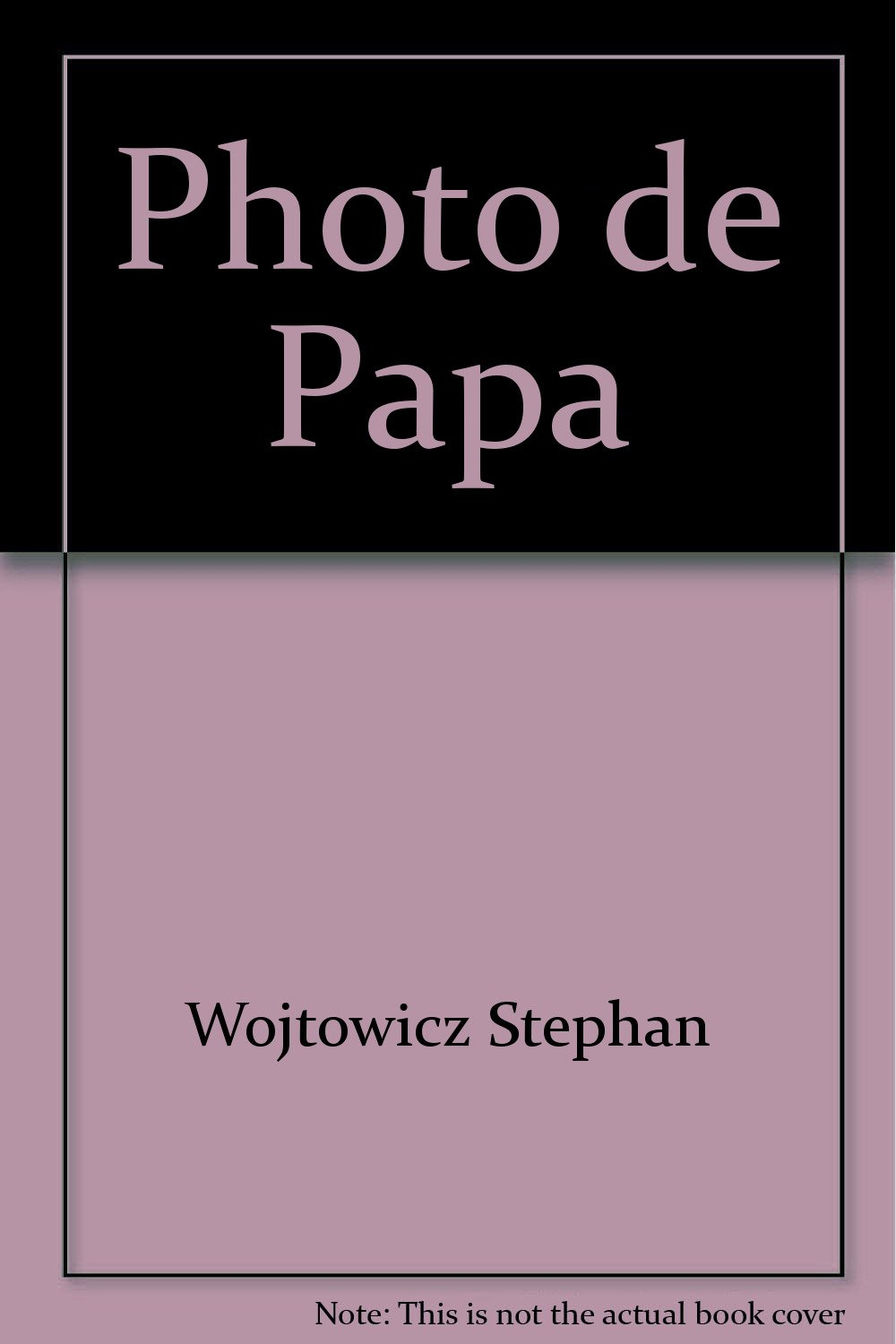 La photo de papa : théâtre